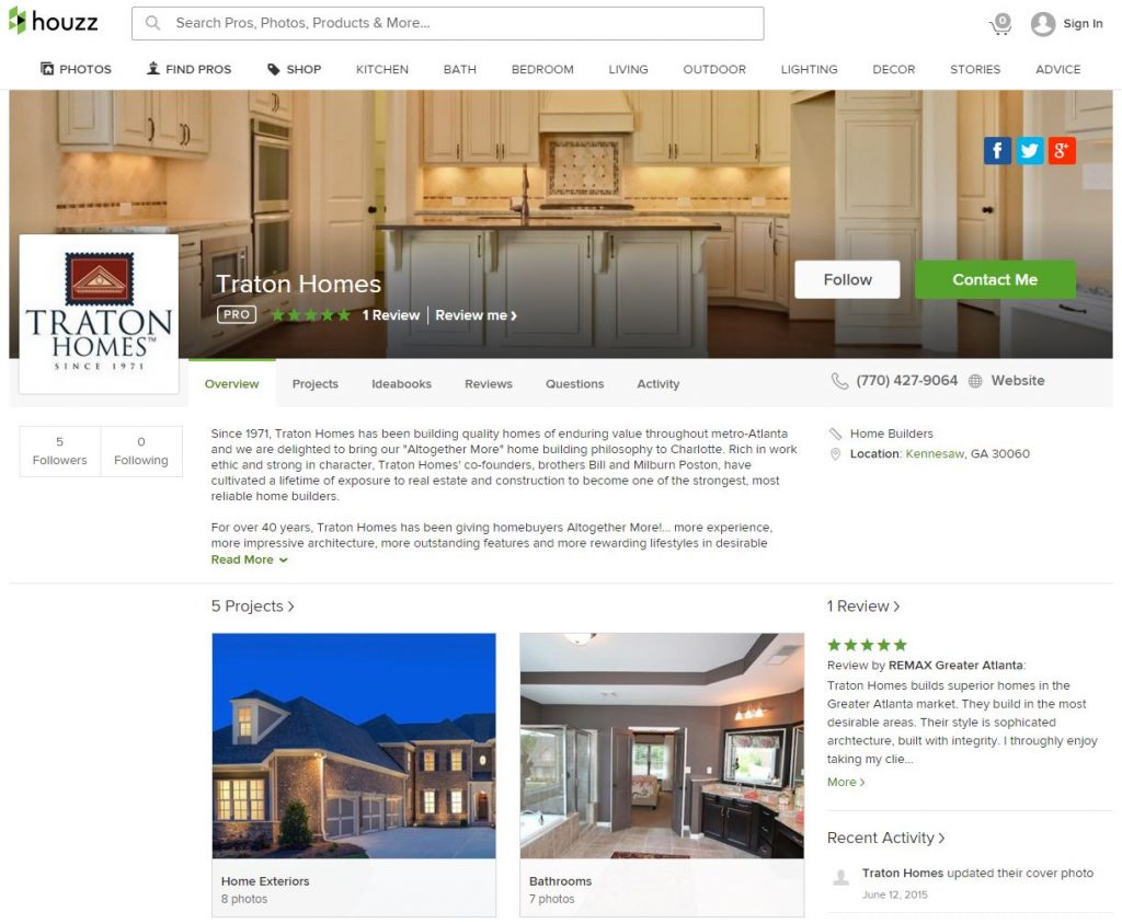 Traton Homes Reviews