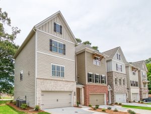 Exterior of townhome