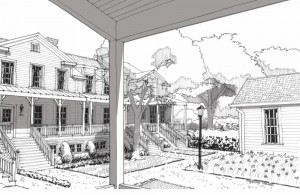 Blacksmith Row New Roswell Townhomes Rendering